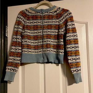 Jamie Scott Vintage Zip Up Cardigan